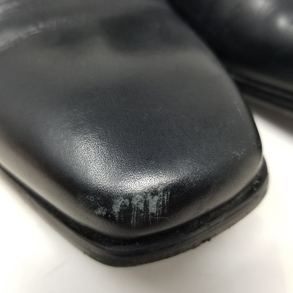 REACTION Kenneth Cole Black Leather Men's Dress Shoes Style 20724 Size 11 - Picture 7 of 12